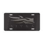 Durable Sitka Blackout Camo Vanity Plate for Trucks & Cars