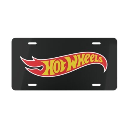 Custom Hot Wheels Front License Plate – Durable UV-Proof Aluminum