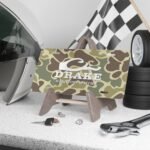 Custom Drake Woodland Camo Front License Plate for Trucks