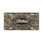 Authentic Matthews Bottomland Camo License Plate for Archers