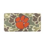 Premium Drake Woodland Duck Hunter Camo Front Vanity Plate