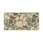 Durable Drake Woodland Camo Vanity Plate for Outdoor Style