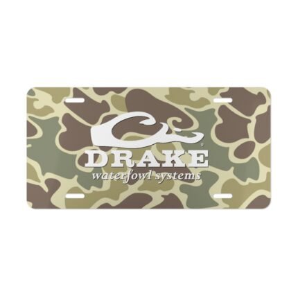 Vanity Front License Plate | Custom Designed Tag | Outdoor Enthusiast Truck Accessories | Camo Vanity Plates