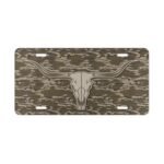 Premium Durable Aluminum Front License Plate with Vibrant Color Print