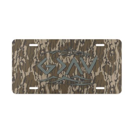 Vanity Front License Plate | Custom Designed Tag | Outdoor Enthusiast Truck Accessories | Camo Vanity Plates