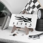 Customizable Camo Front License Plate – Durable Aluminum