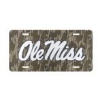 Ole Miss Camo Front License Plate – Outdoor Ready Style