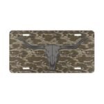 Vibrant Aluminum Front License Plate with Easy Mounting Holes