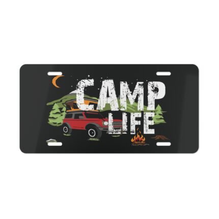 Vanity Front License Plate | Custom Designed Tag | Outdoor Enthusiast Truck Accessories | Camo Vanity Plates