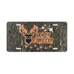 Hunter Camo Vanity Plate – Durable Rugged Vehicle Style