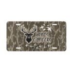 Durable Hunter Camo Vanity Plate for Rugged Truck Style