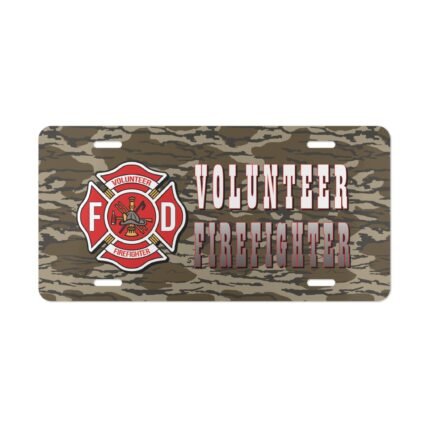 Vanity Front License Plate | Custom Designed Tag | Outdoor Enthusiast Truck Accessories | Camo Vanity Plates