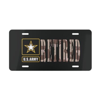 Vanity Front License Plate | Custom Designed Tag | Outdoor Enthusiast Truck Accessories | Camo Vanity Plates