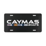 Rugged Black Camo Caymas Vanity Plate for Outdoor Style