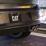 CAT Camo Front License Plate – Rugged Weather-Resistant Design