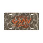 Bottomland Camo Vanity Plate for Rugged Trucks & Cars