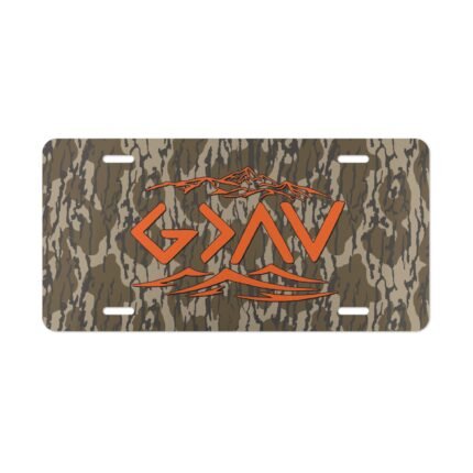 Vanity Front License Plate | Custom Designed Tag | Outdoor Enthusiast Truck Accessories | Camo Vanity Plates