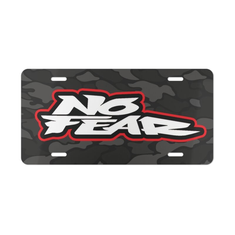 Customizable Camo Vanity Plate 12×6 | High-Res Print