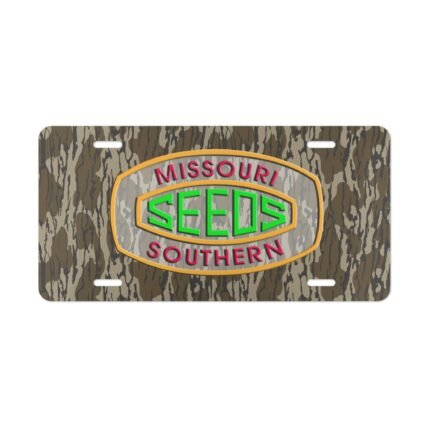 Vanity Front License Plate | Custom Designed Tag | Outdoor Enthusiast Truck Accessories | Camo Vanity Plates