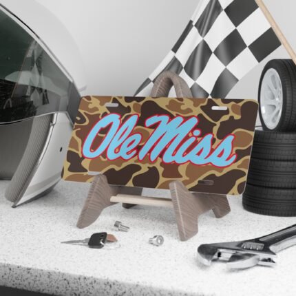 Vanity Front License Plate | Custom Designed Tag | Outdoor Enthusiast Truck Accessories | Camo Vanity Plates