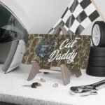 Custom Catfish Camo Vanity Plate for Rugged Outdoor Style