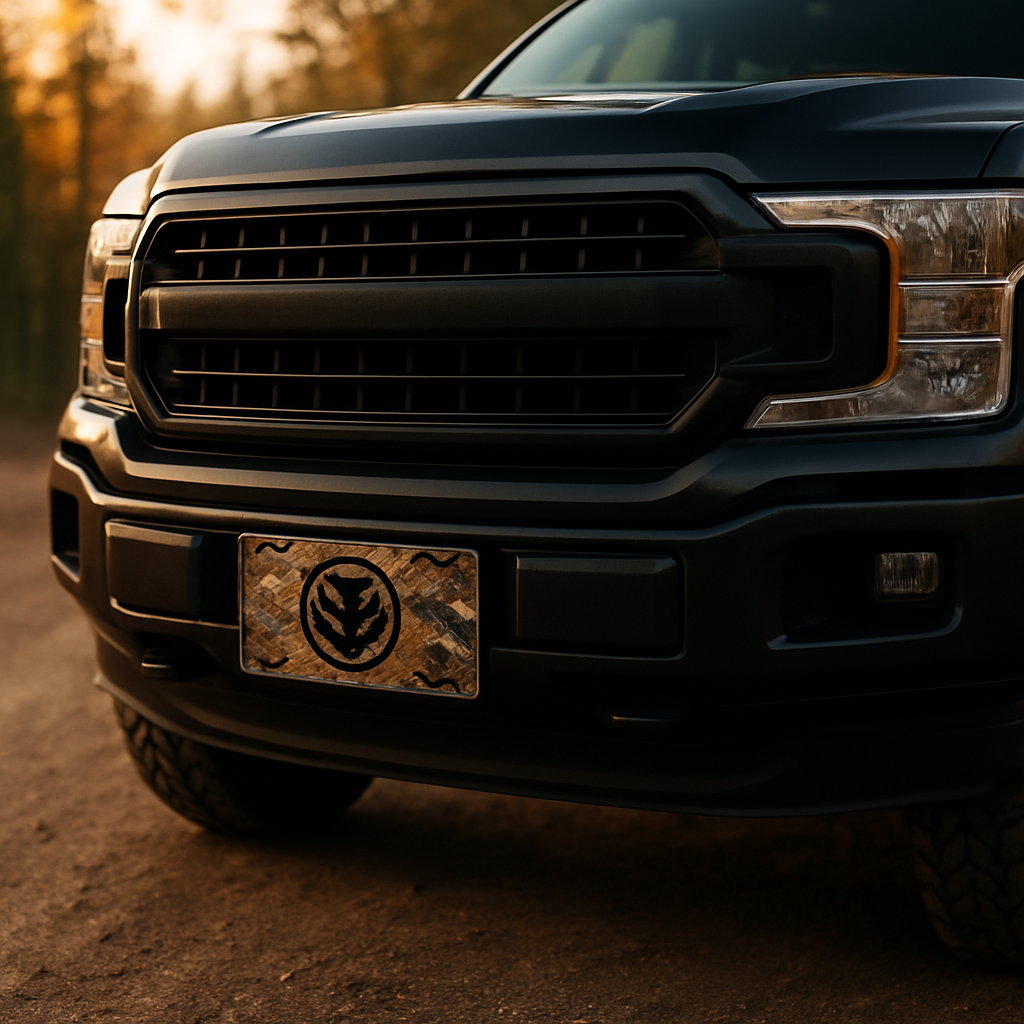 Blog INKd Custom Car And Truck Camo Vanity Front License Plates