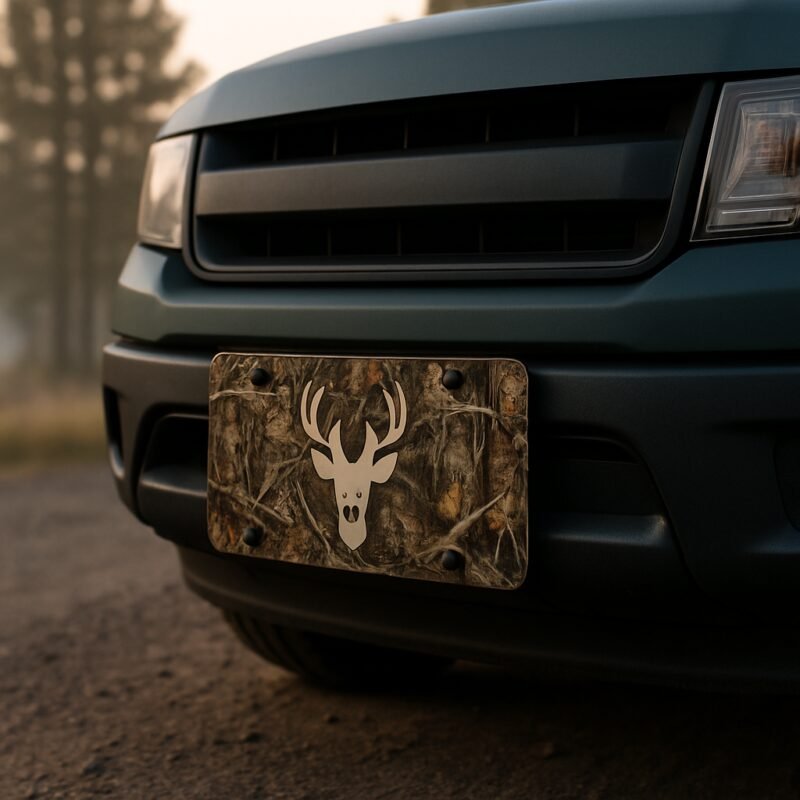 Blog INKd Custom Car And Truck Camo Vanity Front License Plates