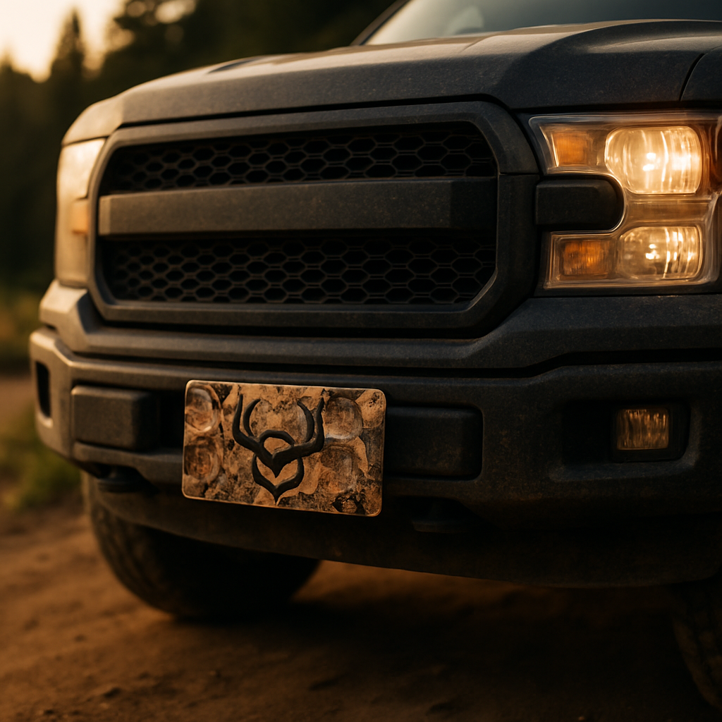 Blog INKd Custom Car And Truck Camo Vanity Front License Plates