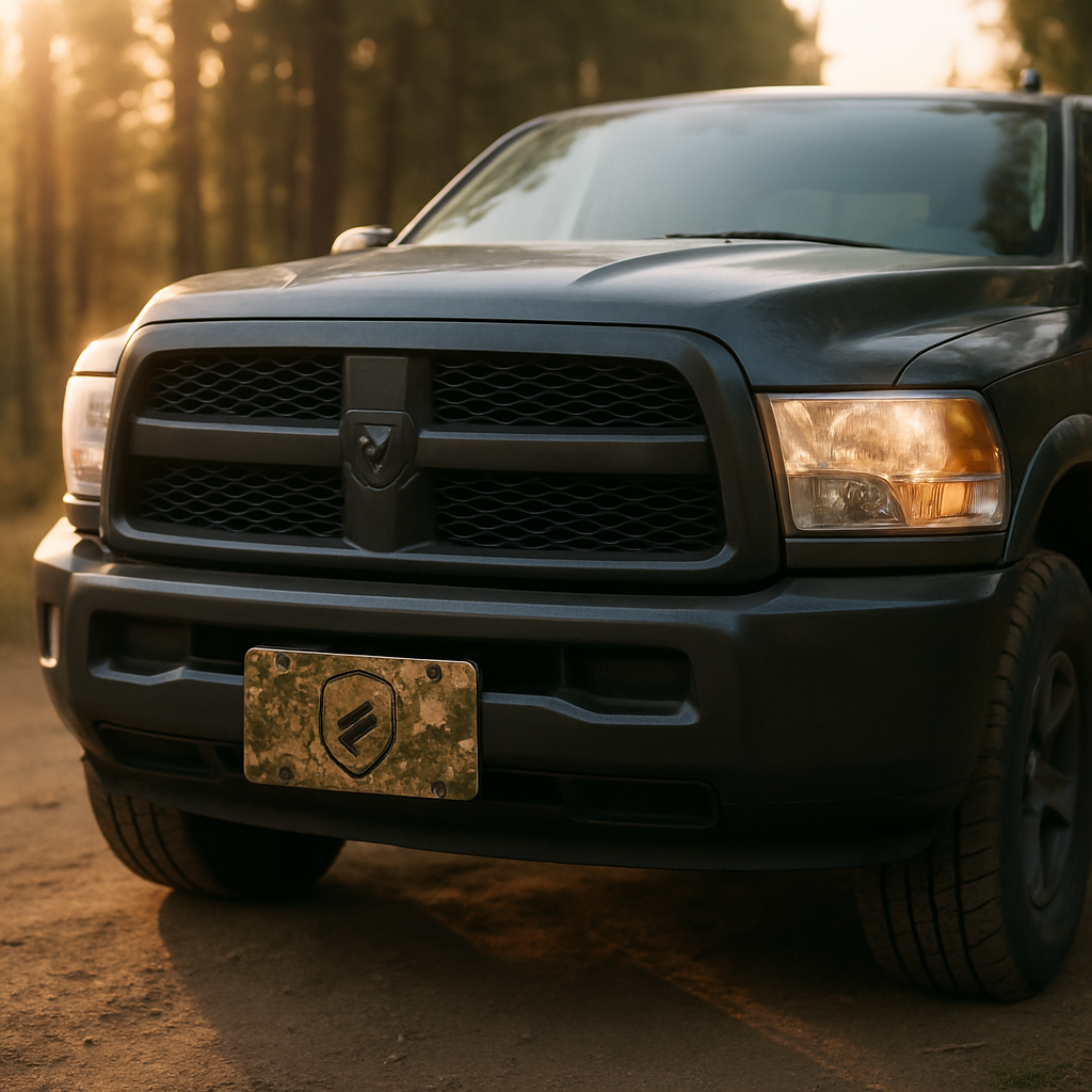 Blog INKd Custom Car And Truck Camo Vanity Front License Plates