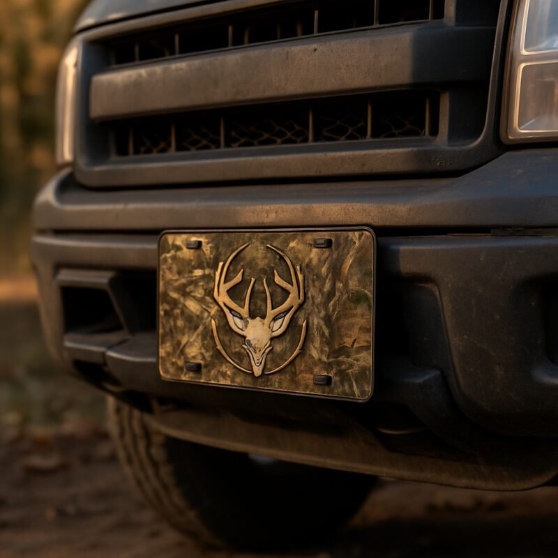 Blog INKd Custom Car And Truck Camo Vanity Front License Plates