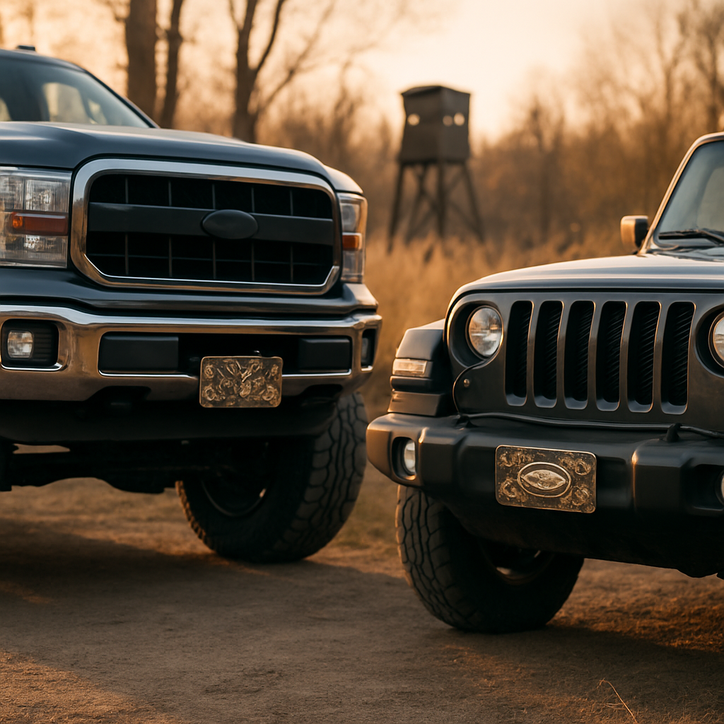 Blog INKd Custom Car And Truck Camo Vanity Front License Plates