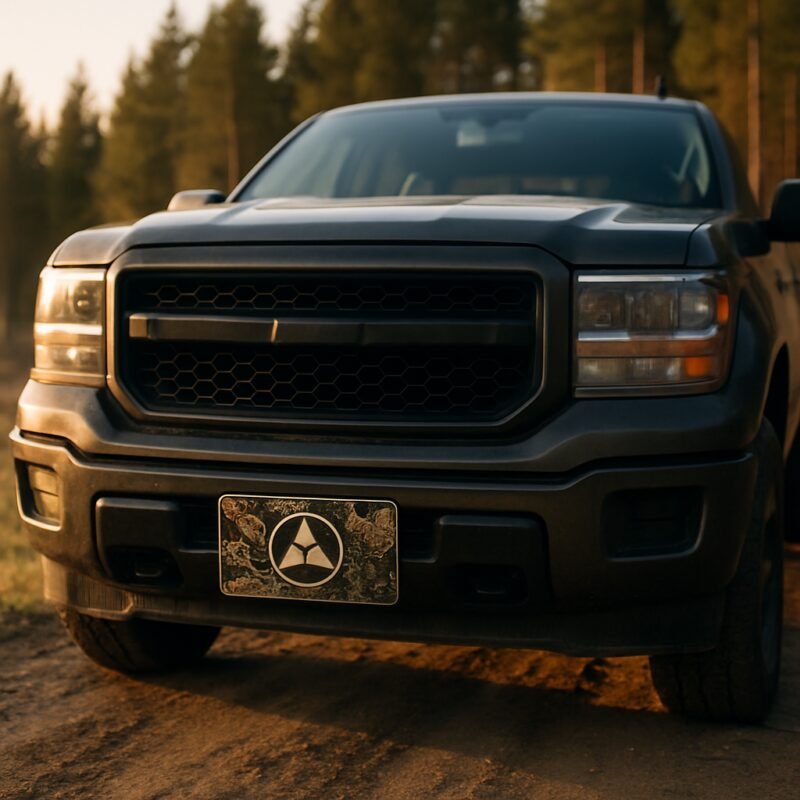 Blog INKd Custom Car And Truck Camo Vanity Front License Plates