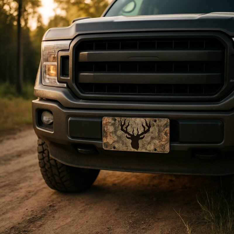 Blog INKd Custom Car And Truck Camo Vanity Front License Plates