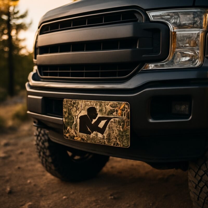 Blog INKd Custom Car And Truck Camo Vanity Front License Plates