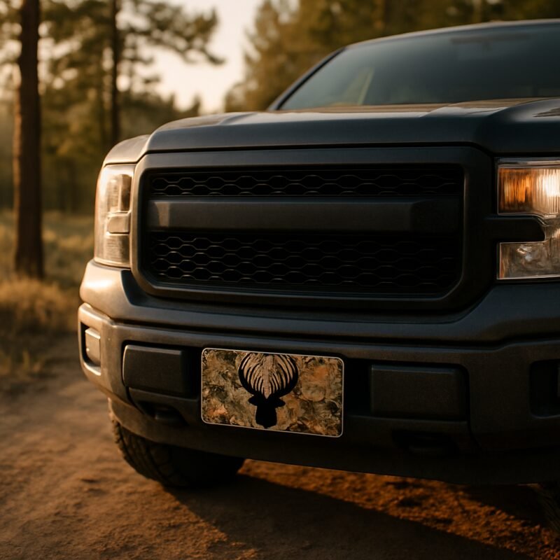 Blog INKd Custom Car And Truck Camo Vanity Front License Plates