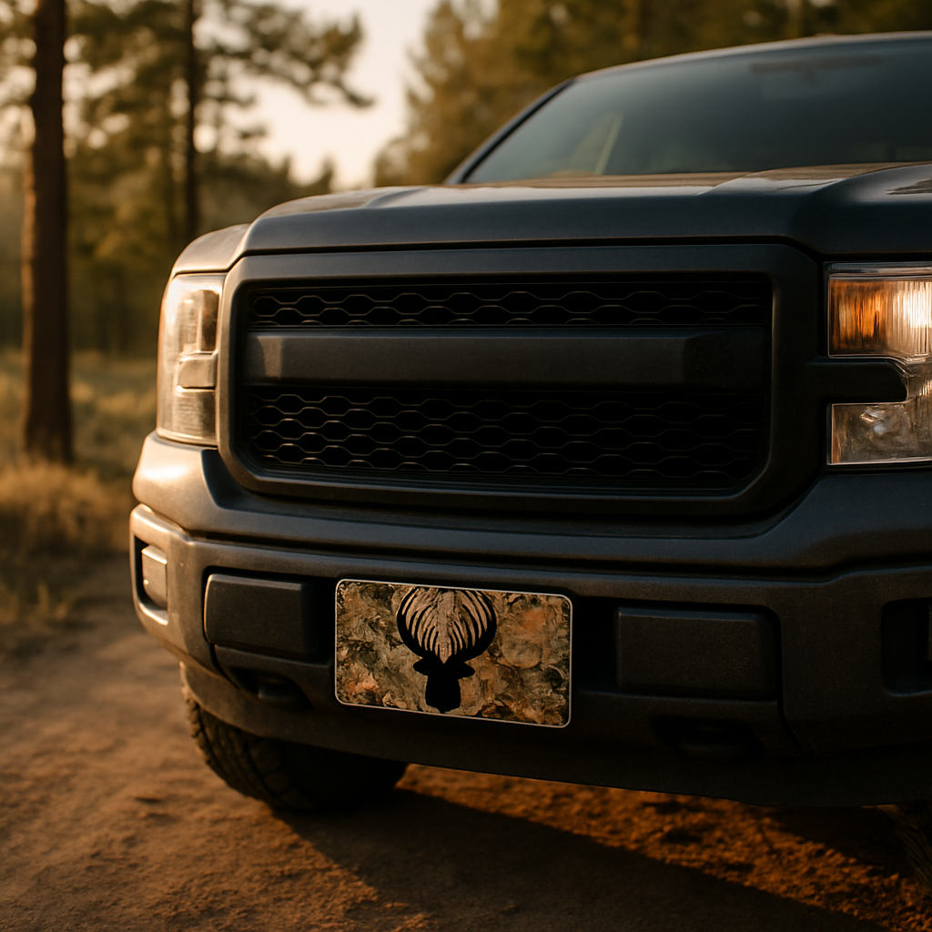 Blog INKd Custom Car And Truck Camo Vanity Front License Plates