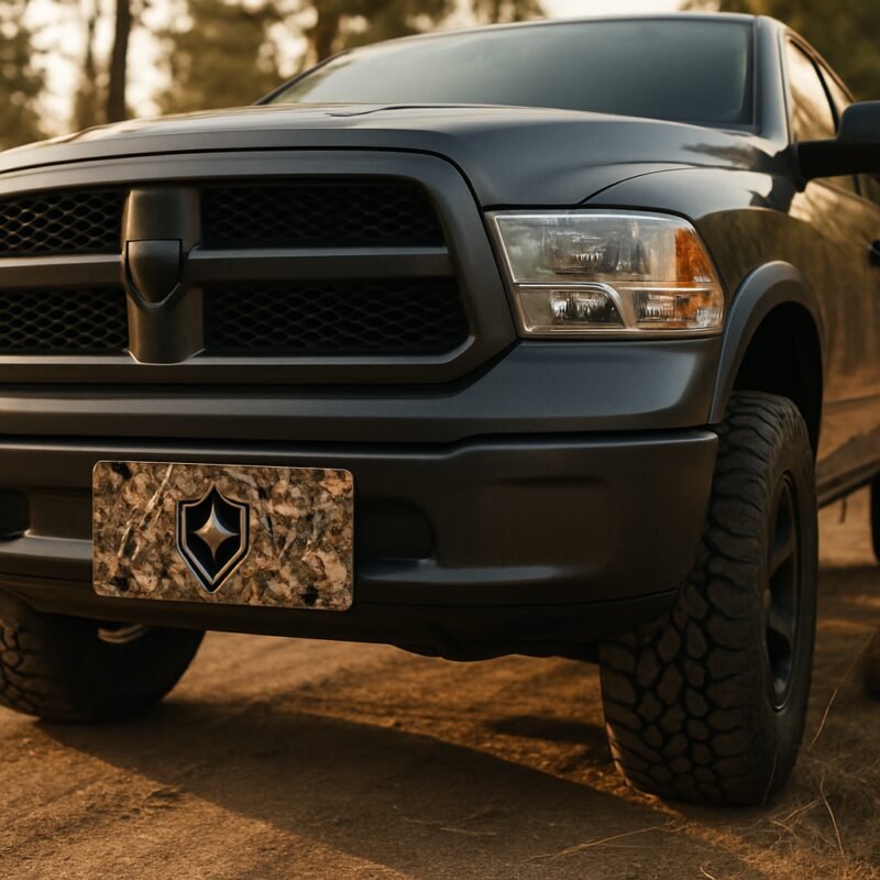 Blog INKd Custom Car And Truck Camo Vanity Front License Plates