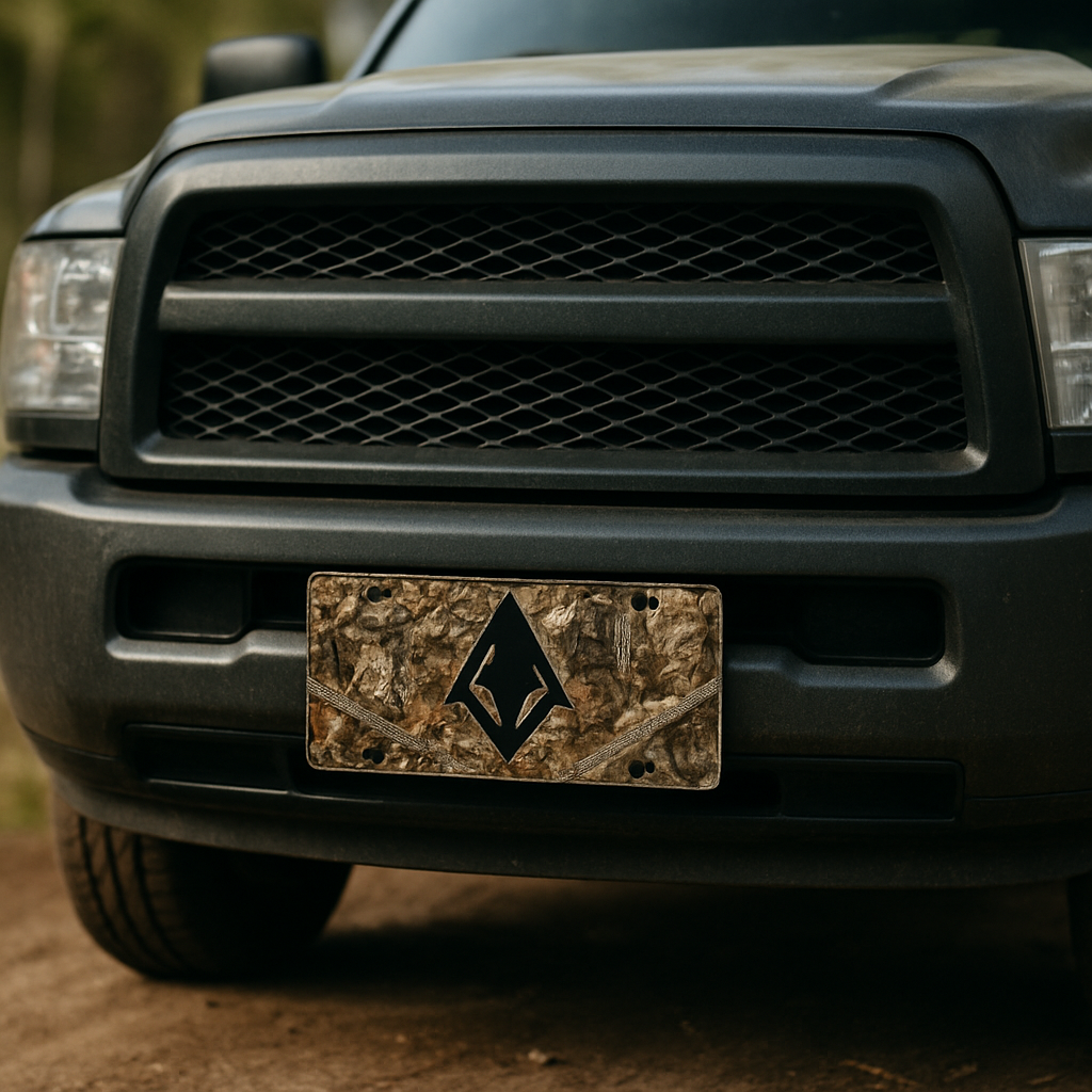 Blog INKd Custom Car And Truck Camo Vanity Front License Plates