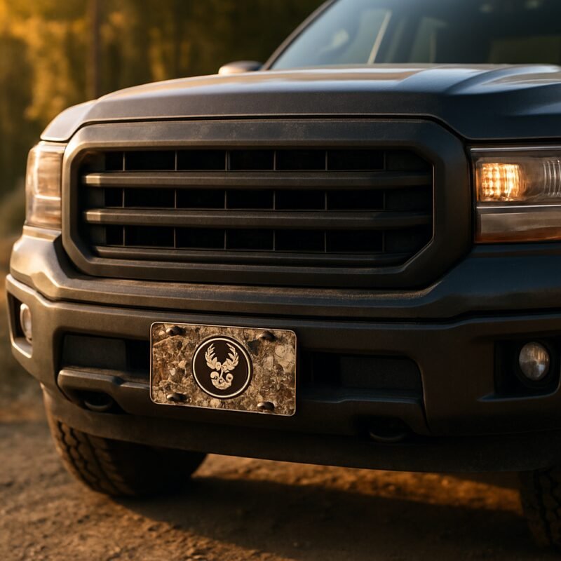 Blog INKd Custom Car And Truck Camo Vanity Front License Plates