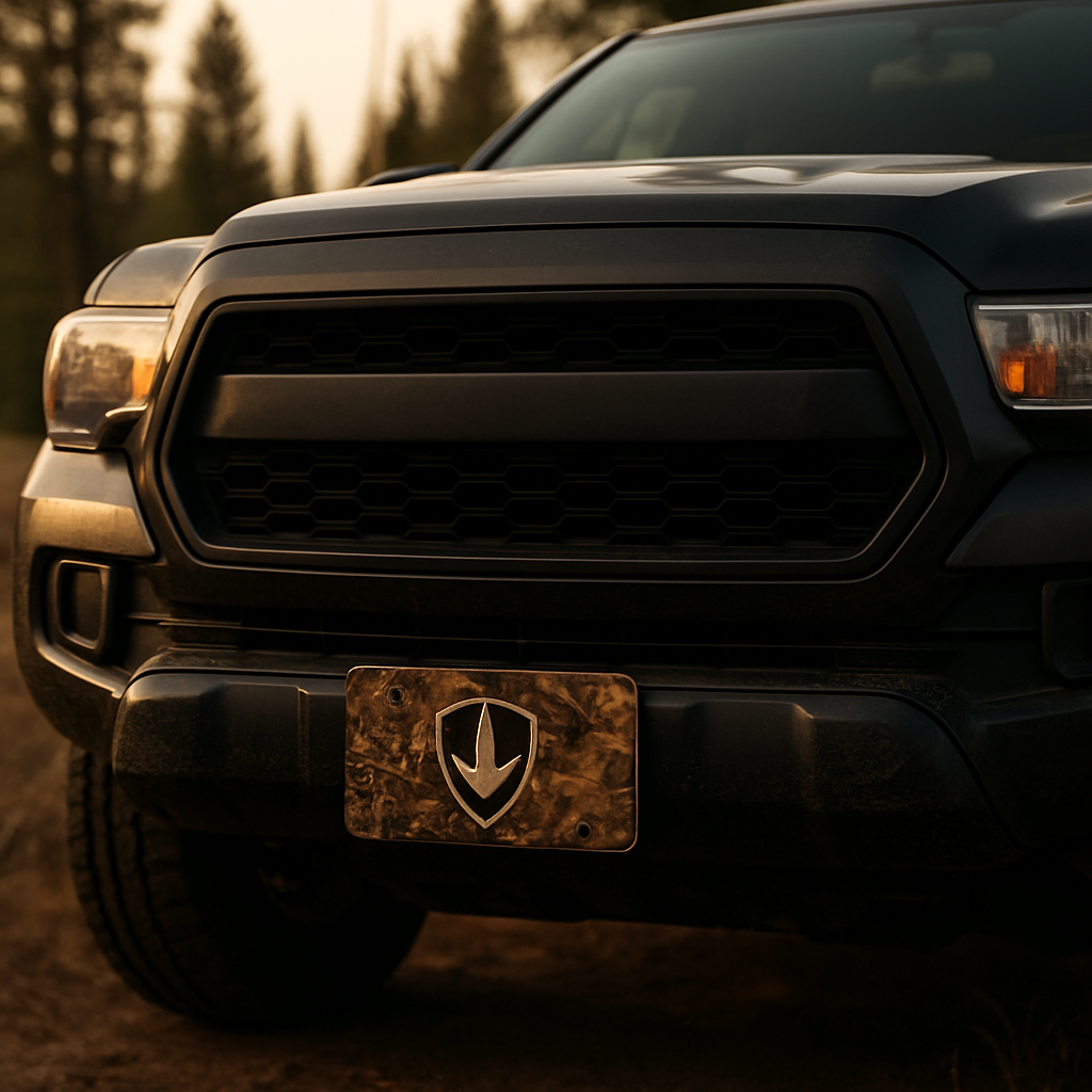 Blog INKd Custom Car And Truck Camo Vanity Front License Plates