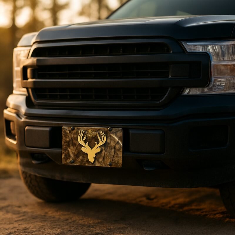 Blog INKd Custom Car And Truck Camo Vanity Front License Plates