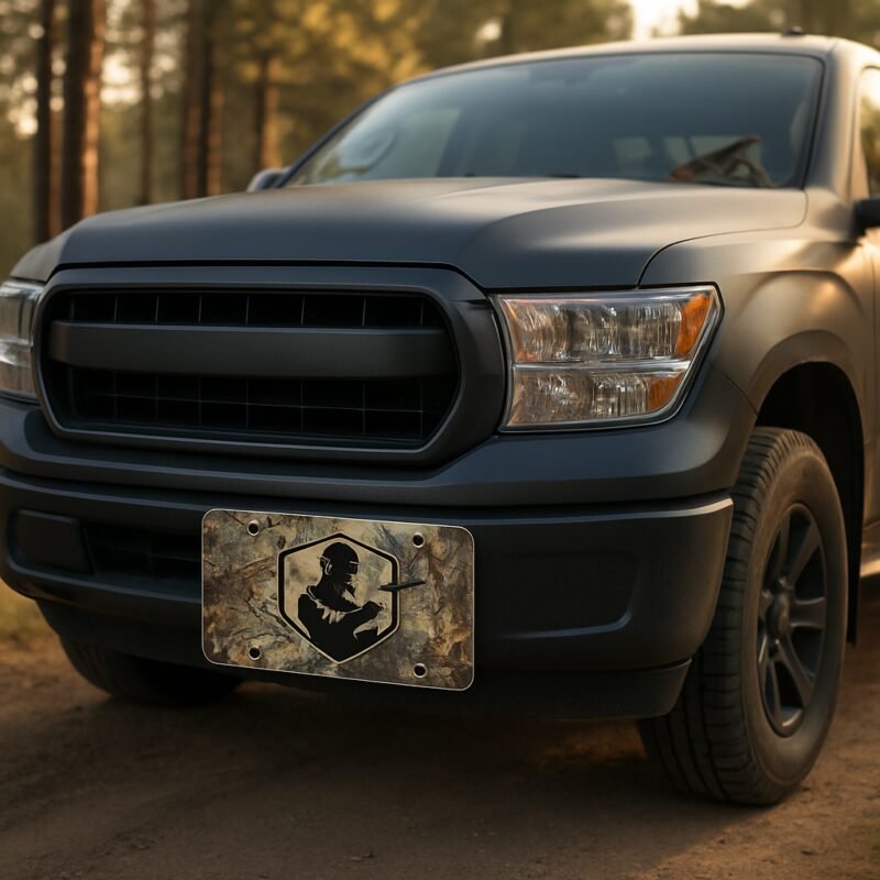 Blog INKd Custom Car And Truck Camo Vanity Front License Plates