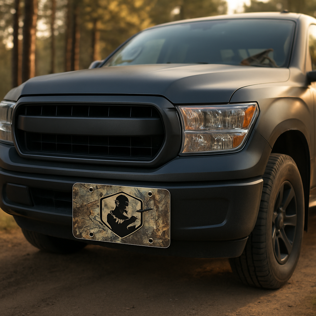 Blog INKd Custom Car And Truck Camo Vanity Front License Plates