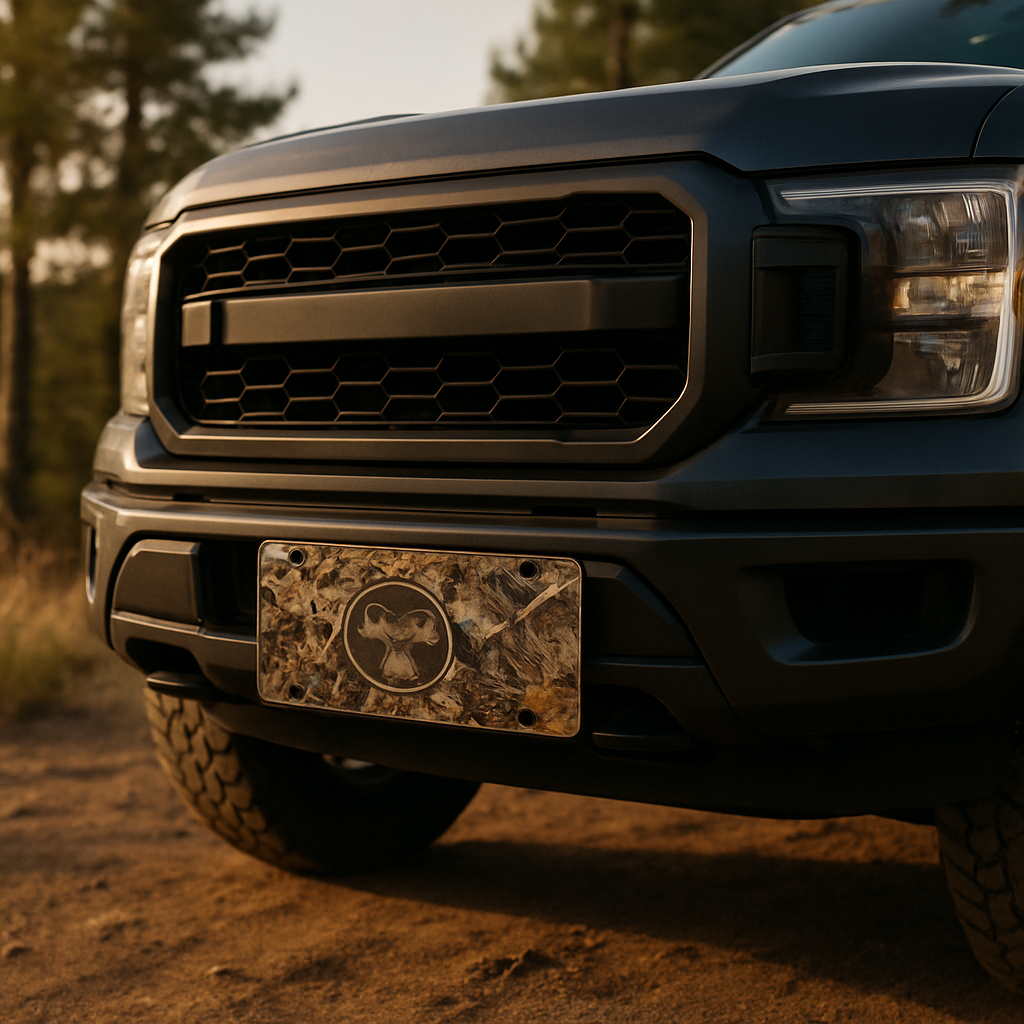 Blog INKd Custom Car And Truck Camo Vanity Front License Plates