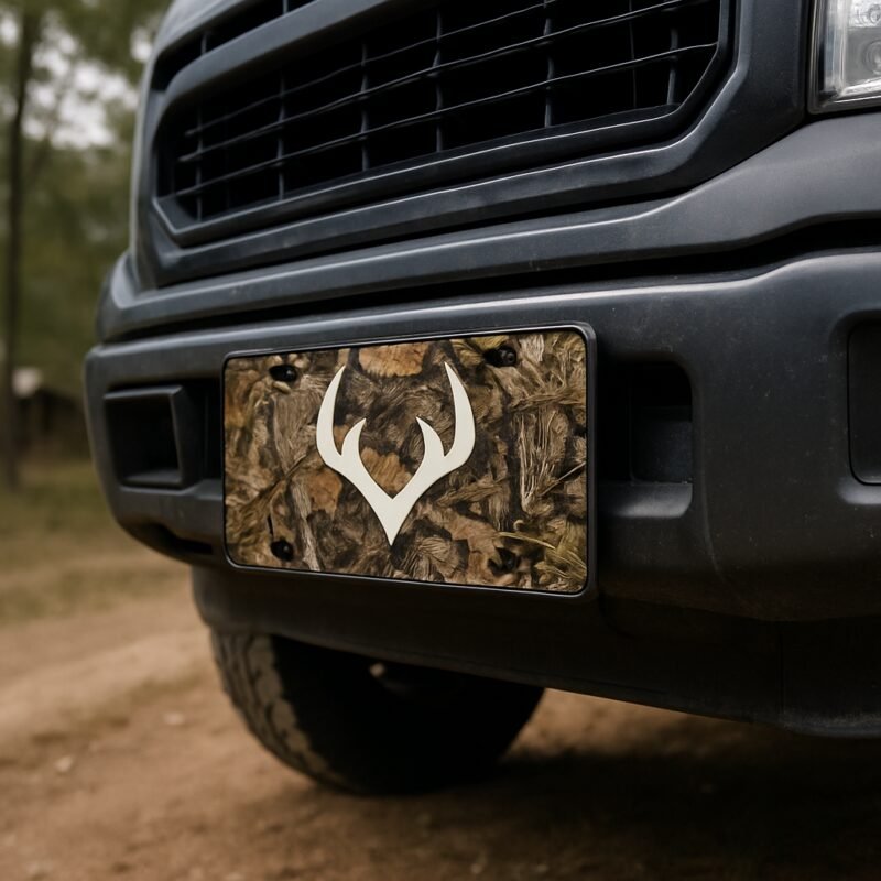 Blog INKd Custom Car And Truck Camo Vanity Front License Plates