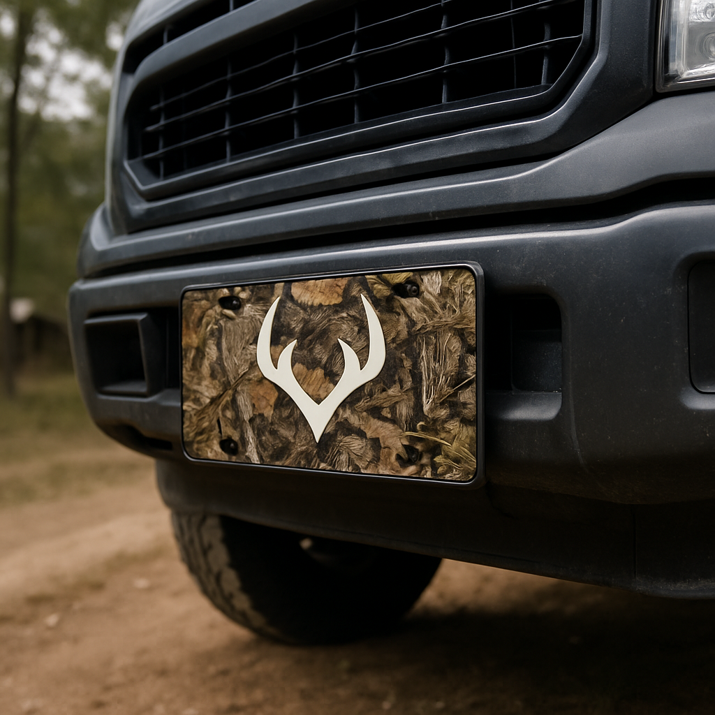 Blog INKd Custom Car And Truck Camo Vanity Front License Plates
