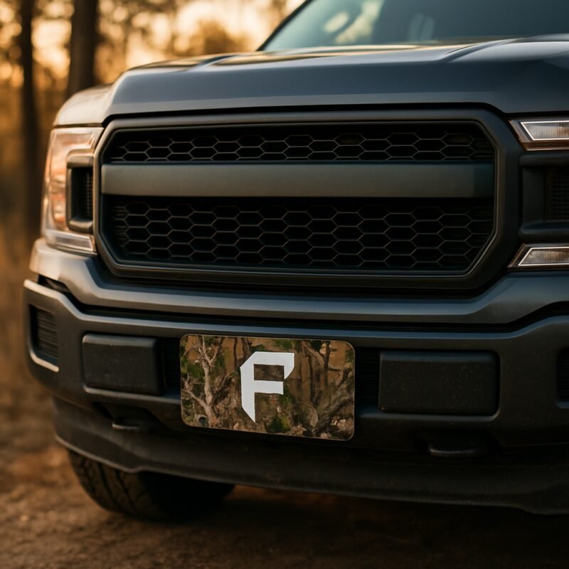 Blog INKd Custom Car And Truck Camo Vanity Front License Plates