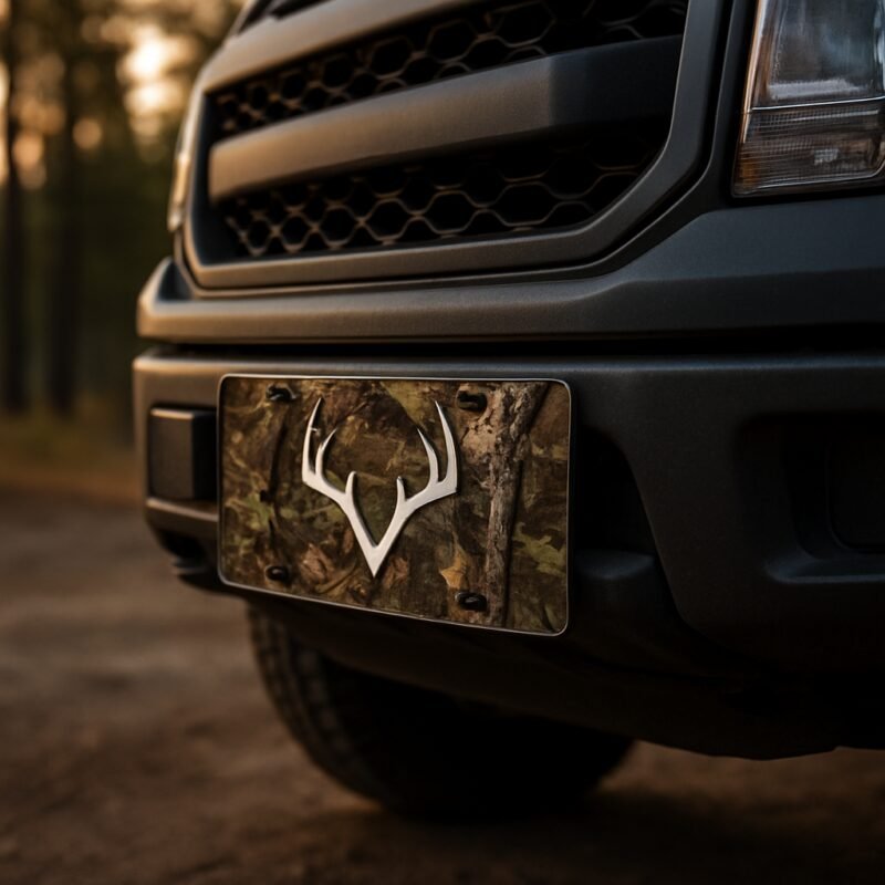 Blog INKd Custom Car And Truck Camo Vanity Front License Plates