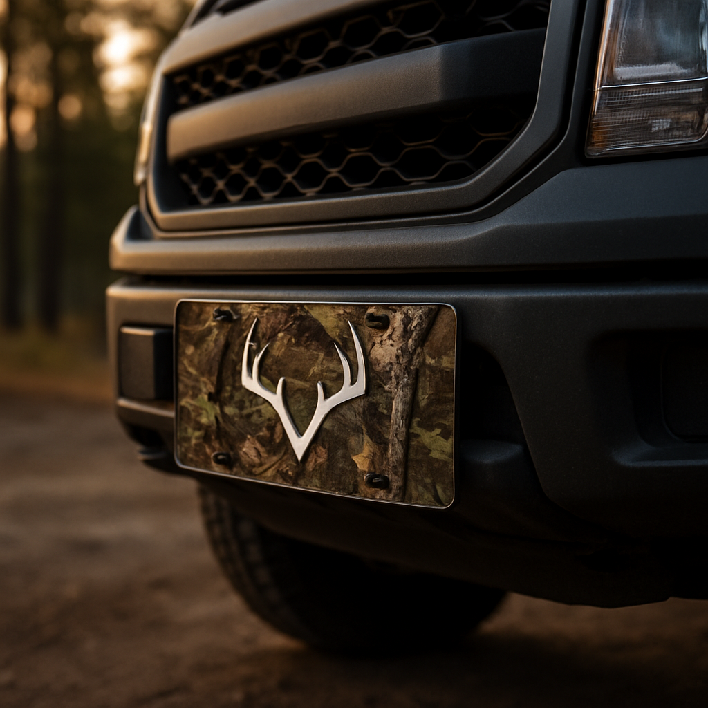 Blog INKd Custom Car And Truck Camo Vanity Front License Plates