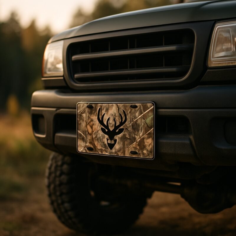 Blog INKd Custom Car And Truck Camo Vanity Front License Plates